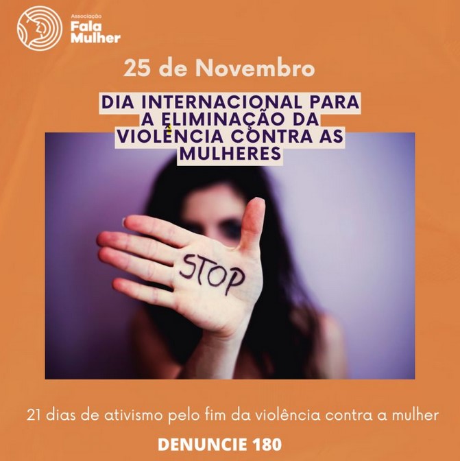 Diga não à violência. 